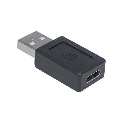 IC Intracom Manhattan USB-C to USB-A Adapter, Female to Male, 480 Mbps (USB 2.0) Produktbild Additional View 2 L