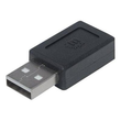 IC Intracom Manhattan USB-C to USB-A Adapter, Female to Male, 480 Mbps (USB 2.0) Produktbild Additional View 4 S