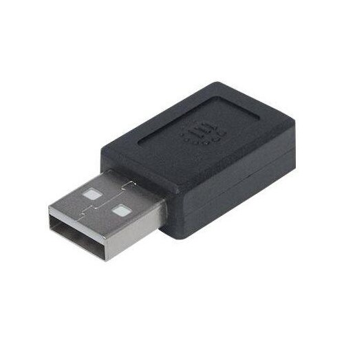IC Intracom Manhattan USB-C to USB-A Adapter, Female to Male, 480 Mbps (USB 2.0) Produktbild Additional View 4 L
