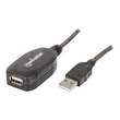 Manhattan USB-A to USB-A Extension Cable, 20m, Male to Female, Active, 480 Mbps (USB 2.0) Produktbild