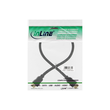 InLine HDMI-High Speed Kabel mit Ethernet - ST / ST - schwarz / gold - 0,5m Produktbild Additional View 1 S