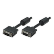 Manhattan VGA Monitor Cable (with Ferrite Cores), 1.8m, Black, Male to Male, HD15, Cable of higher S Produktbild