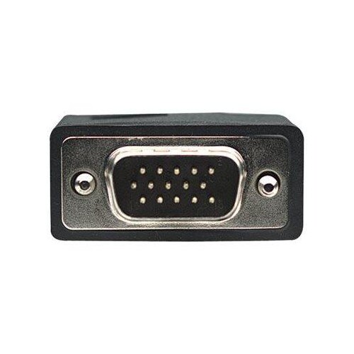 Manhattan VGA Monitor Cable (with Ferrite Cores), 1.8m, Black, Male to Male, HD15, Cable of higher S Produktbild Additional View 3 L