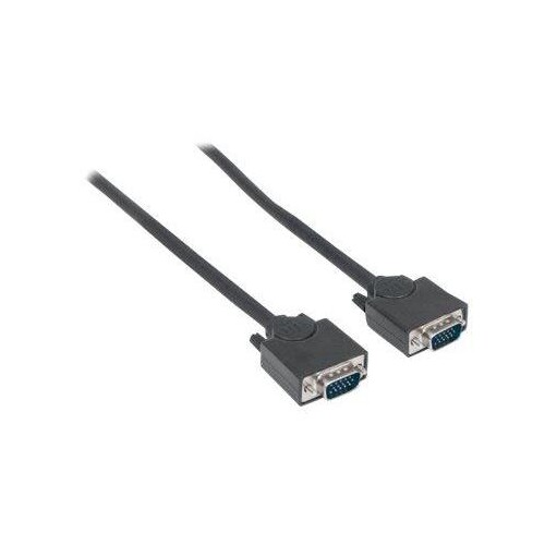 Manhattan VGA Monitor Cable, 3m, Black, Male to Male, HD15, Cable of higher SVGA Specification (full Produktbild Additional View 3 L