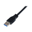 StarTech.com 1m zertifiziertes USB 3.0 SuperSpeed Kabel A auf Micro B - Schwarz - USB 3 Anschlusskab Produktbild Additional View 2 S
