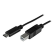 StarTech.com 1m USB 2.0 USB-C auf USB-B Kabel - USB Anschlusskabel - USB-Kabel - 24 pin USB-C (M) Produktbild