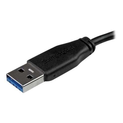 StarTech.com 2m schlankes SuperSpeed USB 3.0 A auf Micro B Kabel - St/St - USB 3.0 Anschlusskabel - Produktbild Additional View 2 L