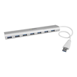 StarTech.com 7 Port kompakter USB 3.0 Hub mit eingebautem Kabel Produktbild Additional View 1 S