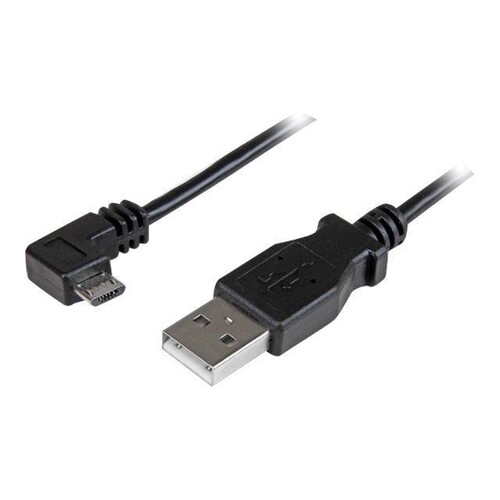 StarTech.com Micro USB Lade- und Sync-Kabel St/St - Rechts gewinkelt Micro-USB - 0,5m - USB-Kabel - Produktbild Additional View 1 L