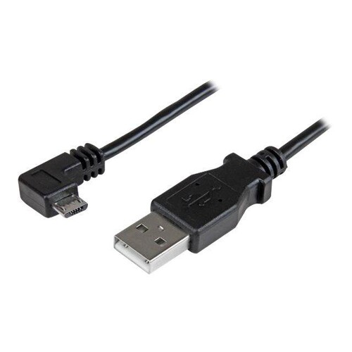 StarTech.com Micro USB Lade- und Sync-Kabel St/St - Rechts gewinkelt Micro-USB - 0,5m - USB-Kabel - Produktbild Additional View 2 L