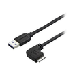 StarTech.com 1m Slim Micro USB 3.0 Kabel rechtsgewinkelt - USB 3.1 Gen 1 (5 Gbit/s) Produktbild