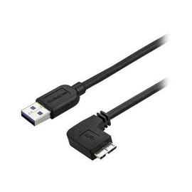StarTech.com 1m Slim Micro USB 3.0 Kabel rechtsgewinkelt - USB 3.1 Gen 1 (5 Gbit/s) Produktbild