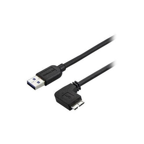 StarTech.com 1m Slim Micro USB 3.0 Kabel rechtsgewinkelt - USB 3.1 Gen 1 (5 Gbit/s) Produktbild