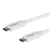 StarTech.com USB-C auf USB-C Kabel mit 5A Power Delivery - St/St - 2m - USB 2.0 - USB-IF zertifizier Produktbild