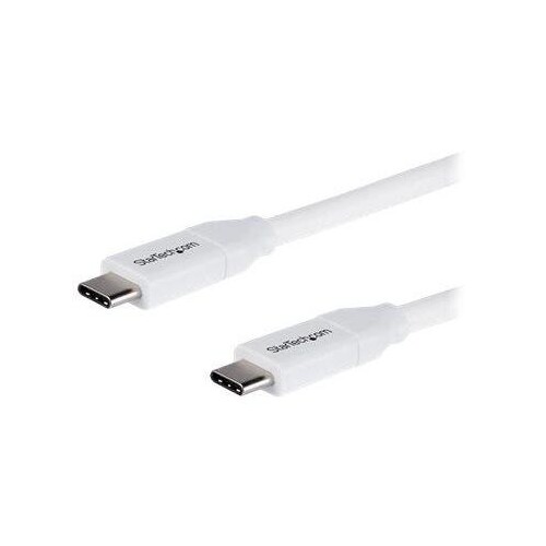 StarTech.com USB-C auf USB-C Kabel mit 5A Power Delivery - St/St - 2m - USB 2.0 - USB-IF zertifizier Produktbild Front View L