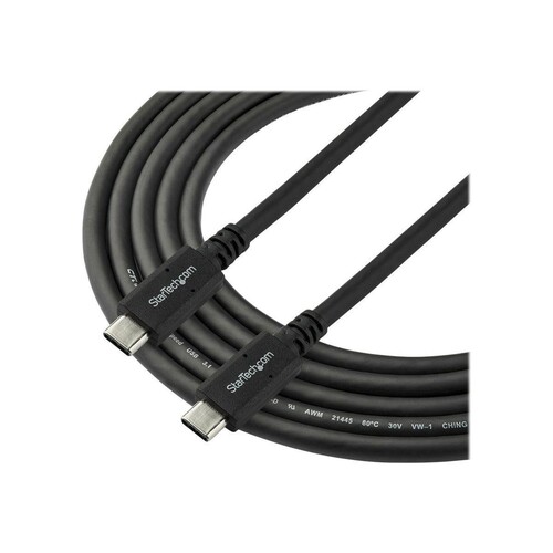 StarTech.com USB-C auf USB-C Kabel mit 5A Power Delivery - St/St - 1,8m - USB 3.0 (5Gbit/s) Produktbild Additional View 1 L