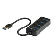 StarTech.com 4 Port USB 3.0 Hub - 4x USB-A mit individuellen An/Aus-Schaltern Produktbild