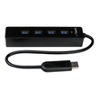 StarTech.com 4 Port USB 3.0 SuperSpeed Hub - Schwarz Produktbild