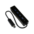 StarTech.com 4 Port USB 3.0 SuperSpeed Hub - Schwarz Produktbild Additional View 1 S