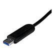 StarTech.com 4 Port USB 3.0 SuperSpeed Hub - Schwarz Produktbild Additional View 2 S