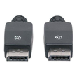 Manhattan DisplayPort 1.1 Cable, 4K@60Hz, 10m, Male to Male, With Latches, Fully Shielded, Black, Li Produktbild Additional View 2 S