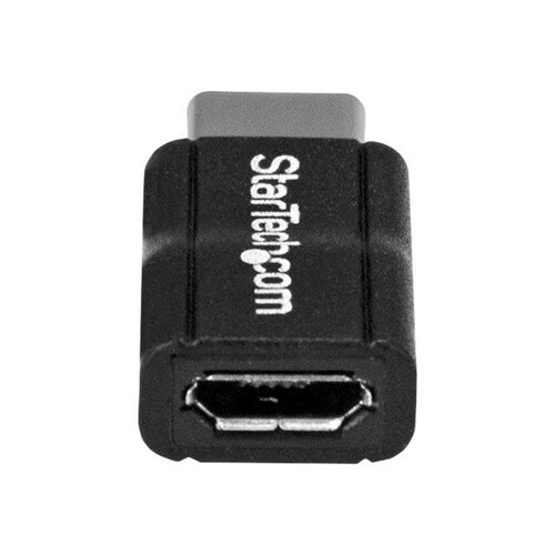 StarTech.com USB-C auf Micro USB Adapter - St/Bu - USB 2.0 - Kompatibel mit USB Typ-C mobil Geräten Produktbild Additional View 1 L