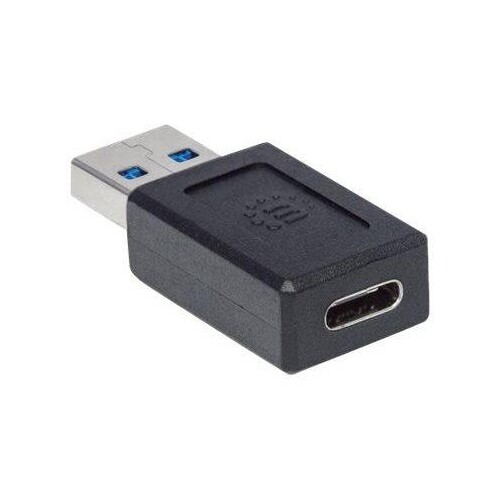 IC Intracom Manhattan USB-C to USB-A Adapter, Female to Male, 10 Gbps (USB 3.2 Gen2 aka USB 3.1) Produktbild Additional View 1 L