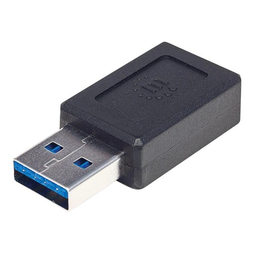 IC Intracom Manhattan USB-C to USB-A Adapter, Female to Male, 10 Gbps (USB 3.2 Gen2 aka USB 3.1) Produktbild Additional View 4 L