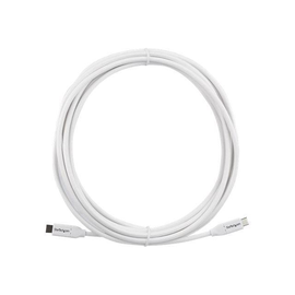 StarTech.com USB-C auf USB-C Kabel mit 5A Power Delivery - 4m - Weiss - ST/ST - USB 2.0 - USB-IF zer Produktbild