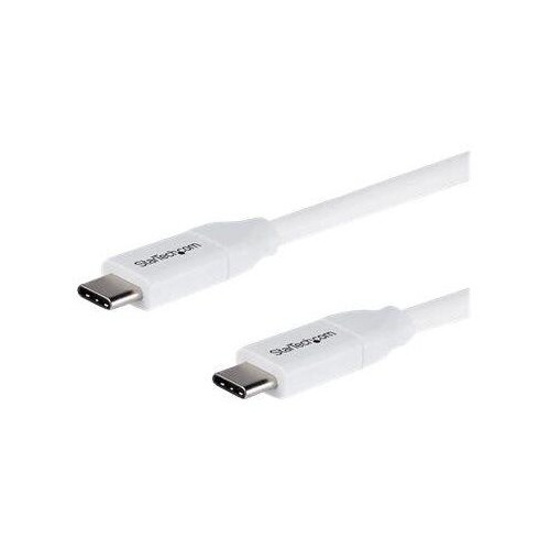 StarTech.com USB-C auf USB-C Kabel mit 5A Power Delivery - 4m - Weiss - ST/ST - USB 2.0 - USB-IF zer Produktbild Additional View 1 L