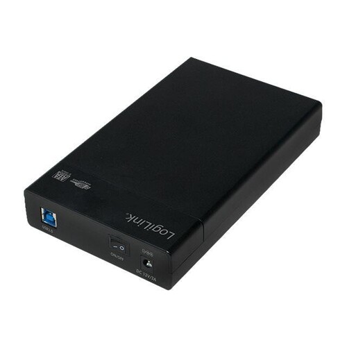 LogiLink Speichergehäuse - 3.5" (8.9 cm) - SATA 6Gb/s Produktbild Front View L