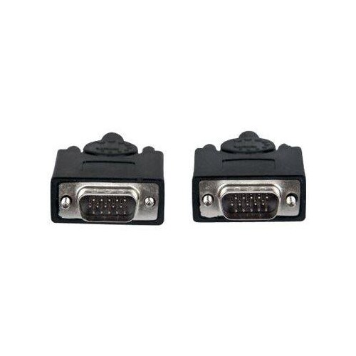 Manhattan VGA Monitor Cable, 30m, Black, Male to Male, HD15, Cable of higher SVGA Specification (ful Produktbild Additional View 2 L