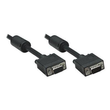 Manhattan VGA Extension Cable (with Ferrite Cores), 10m, Black, Male to Female, HD15, Cable of highe Produktbild