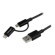 StarTech.com 1m Apple Lightning oder Micro USB auf USB Kabel Produktbild Additional View 3 S