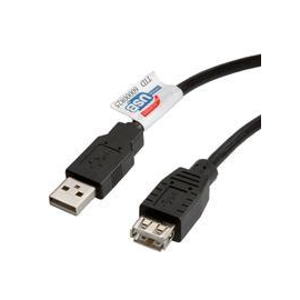 ROLINE USB-Verlängerungskabel - USB Typ A, 4-polig (M) - USB Typ A, 4-polig (W) Produktbild