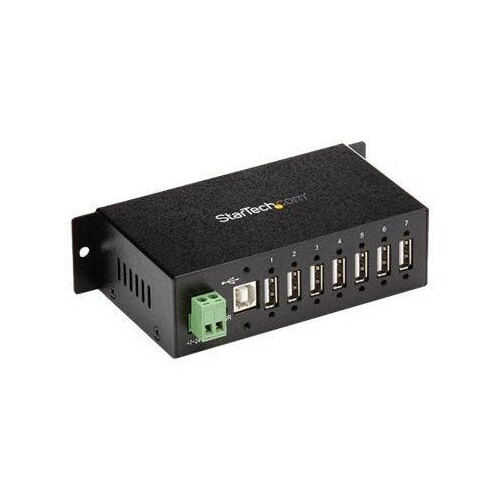 StarTech.com Industrieller montierbarer 7 Port USB 2.0 Hub Produktbild