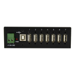 StarTech.com Industrieller montierbarer 7 Port USB 2.0 Hub Produktbild Additional View 1 S