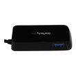 StarTech.com 4 Port USB 3.0 SuperSpeed Hub - Schwarz Produktbild Additional View 1 S