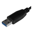 StarTech.com 4 Port USB 3.0 SuperSpeed Hub - Schwarz Produktbild Additional View 2 S