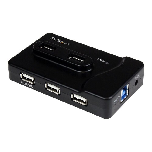 StarTech.com 6 Port USB 3.0 / 2.0 Hub mit 2A Ladeanschluss Produktbild