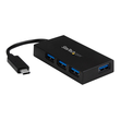 StarTech.com 4 Port USB 3.0 Hub - USB-C zu 4x USB-A Produktbild