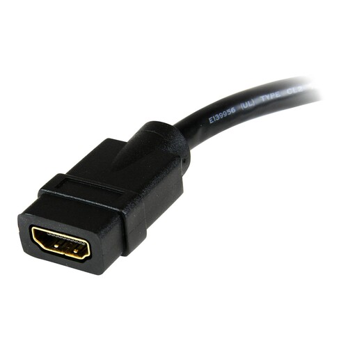 StarTech.com HDMI auf DVI Adapter 20cm - DVI-D (25 pin) Produktbild Additional View 1 L