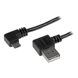 StarTech.com Micro USB Kabel mit rechts gewinkelten Anschlüssen - Stecker/Stecker - 2m - USB A zu Mi Produktbild