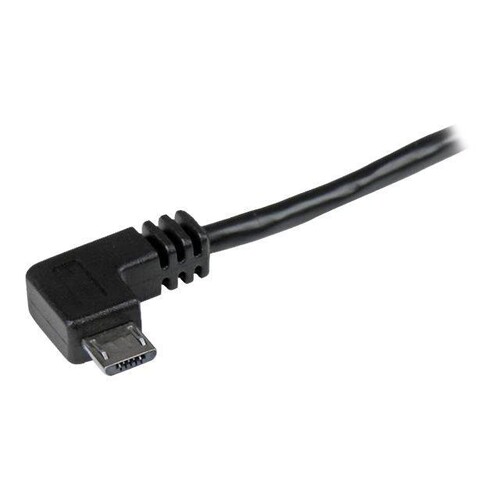 StarTech.com Micro USB Kabel mit rechts gewinkelten Anschlüssen - Stecker/Stecker - 2m - USB A zu Mi Produktbild Additional View 1 L