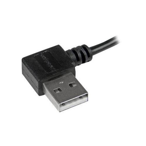 StarTech.com Micro USB Kabel mit rechts gewinkelten Anschlüssen - Stecker/Stecker - 2m - USB A zu Mi Produktbild Additional View 3 L