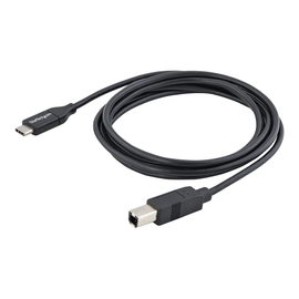 StarTech.com 2m 6ft USB C to USB B Cable - USB 2.0 - USB Type C Printer Cable M/M - USB 2.0 Type-C t Produktbild