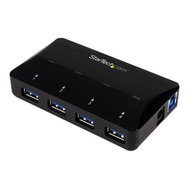 StarTech.com 4 Port USB 3.0 Hub plus dedizierter Ladeanschluss Produktbild