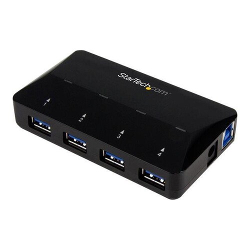 StarTech.com 4 Port USB 3.0 Hub plus dedizierter Ladeanschluss Produktbild