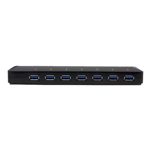 StarTech.com 7 Port USB 3.0 Hub plus dediziertem Ladeport Produktbild Additional View 2 L