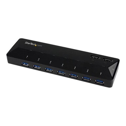 StarTech.com 7 Port USB 3.0 Hub plus dediziertem Ladeport Produktbild Additional View 3 L